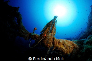 Abandoned fishing net by Ferdinando Meli 